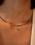 14k Emerald Hera Necklace