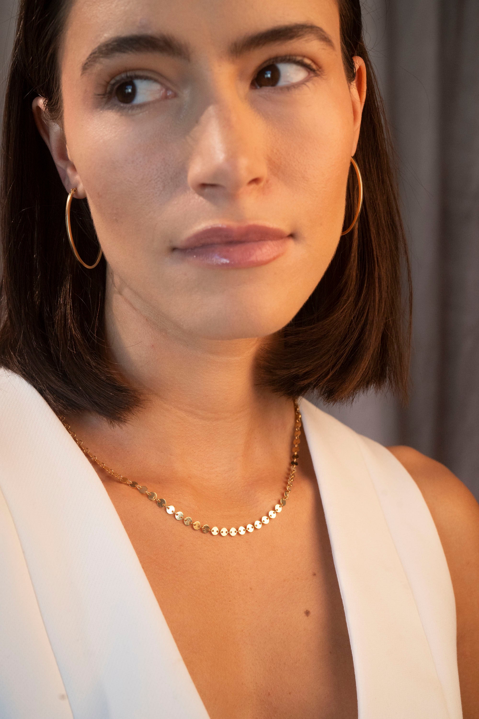 Gold Circles Necklace