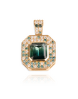 14k Bi-Color Tourmaline Pendant | One-of-one