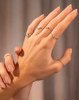 Gold Filled Barrel Wave Ring