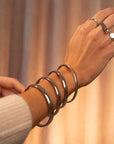 Silver London Bangle | 5mm