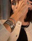 Silver London Bangle | 5mm