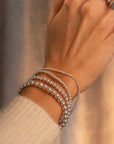 Silver Beaded Bracelet