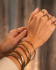 Gold Filled Juliet Bangle | 8mm