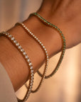 14K Emerald Tennis Bracelet | 3 CTW