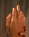 14k Diamond Baguette Pave Ring