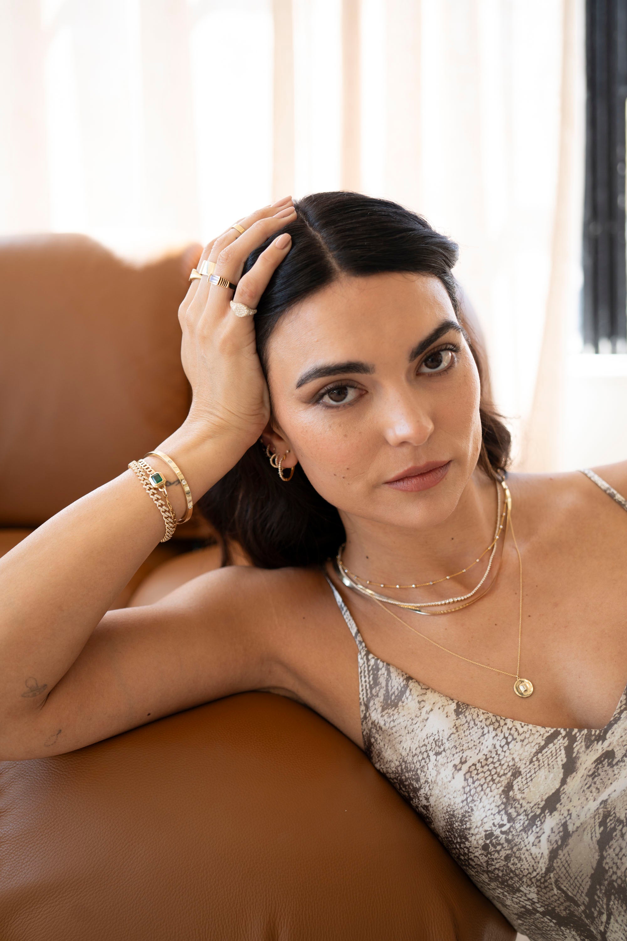 14k Graduated Tennis Necklace | 3.2 CTW