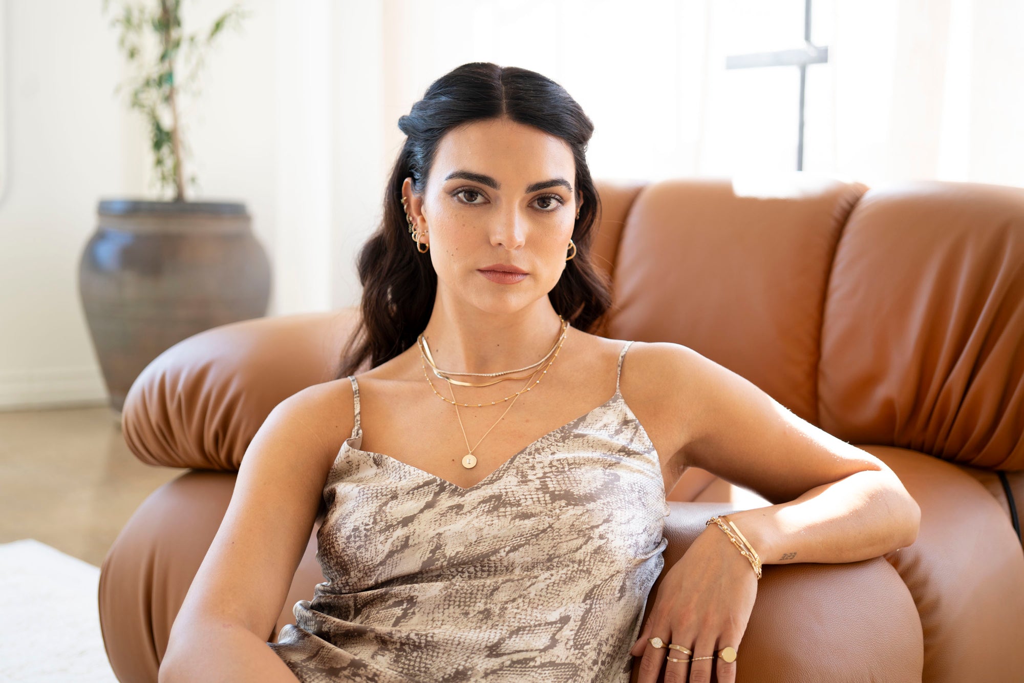 14k Graduated Tennis Necklace | 3.2 CTW