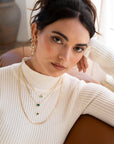 Gold Filled Double Clasp Hoops