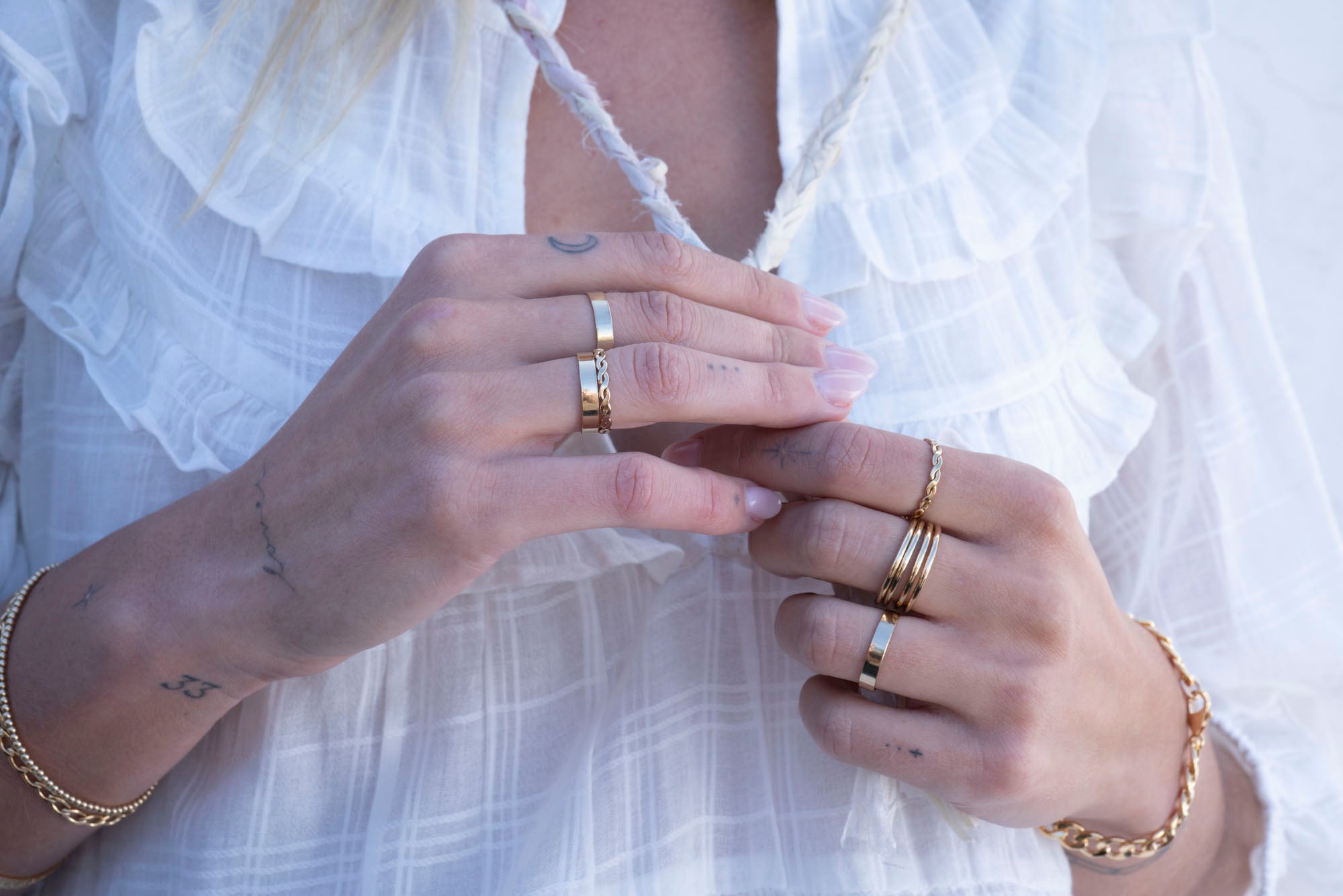 Gold Filled Flat Ring | 3.5mm