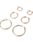 Gold Filled 3mm Clasp Hoops