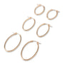 Gold Filled Oval Hoops