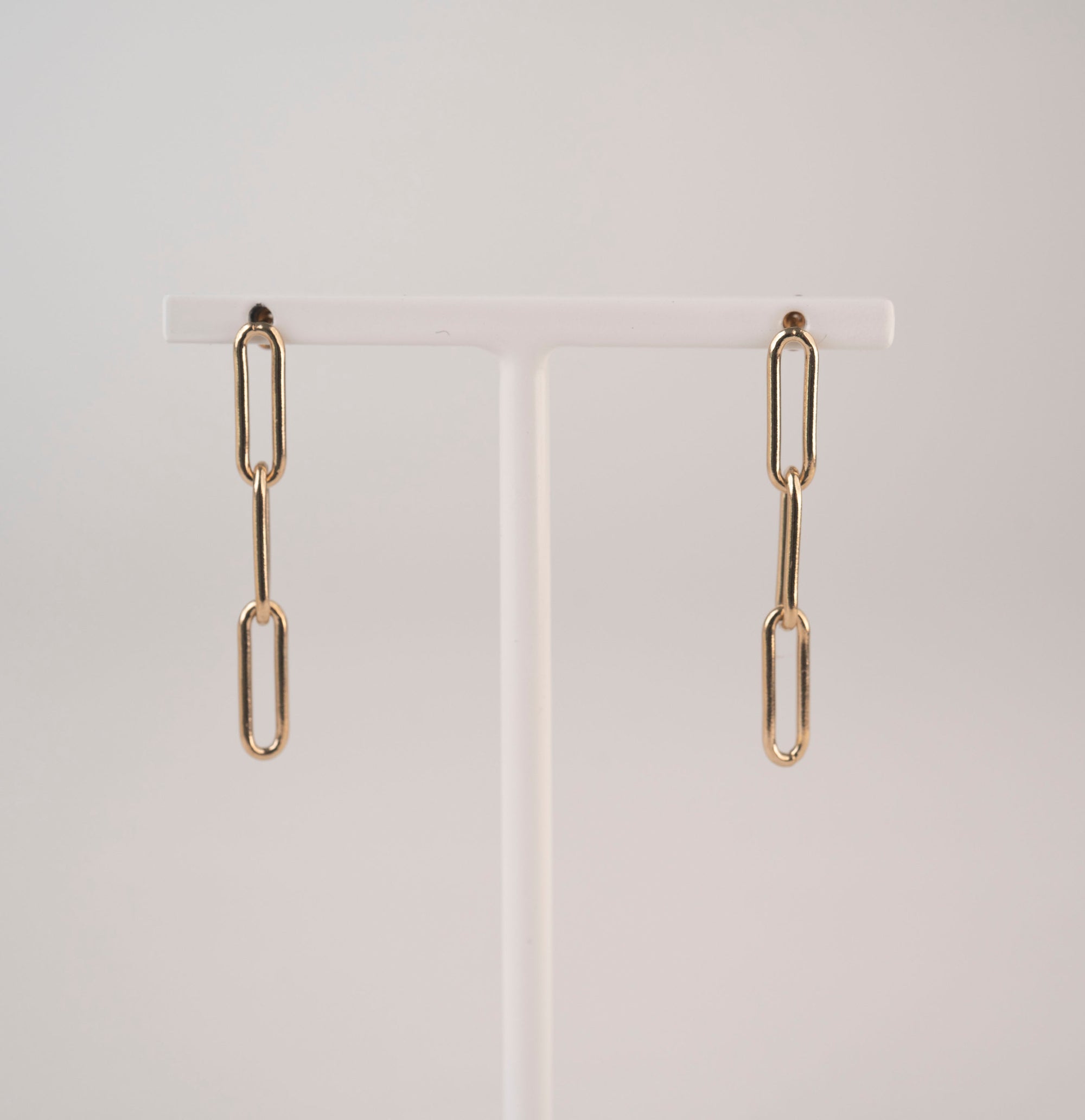 Gold Filled Paperclip Studs