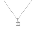 Silver Letter Necklace