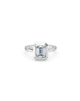 14k Emerald-Cut Eclipse Bezel Ring
