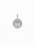 14k Diamond Halo Zodiac Necklace