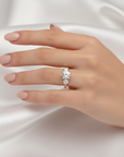 14k Round Bloom Ring