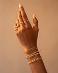 Gold Filled Circles Bracelet