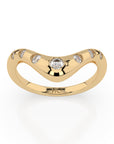 14k Juliet Chevron Band