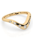 14k Juliet Chevron Band