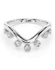 14k Cleo Chevron Band