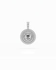 14k Diamond Halo Zodiac Necklace