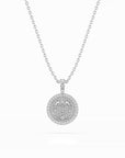 14k Diamond Halo Zodiac Necklace