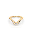 14k Juliet Chevron Band