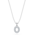 14k Diamond Bubble Letter Necklace