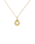 14k Bubble Letter Necklace