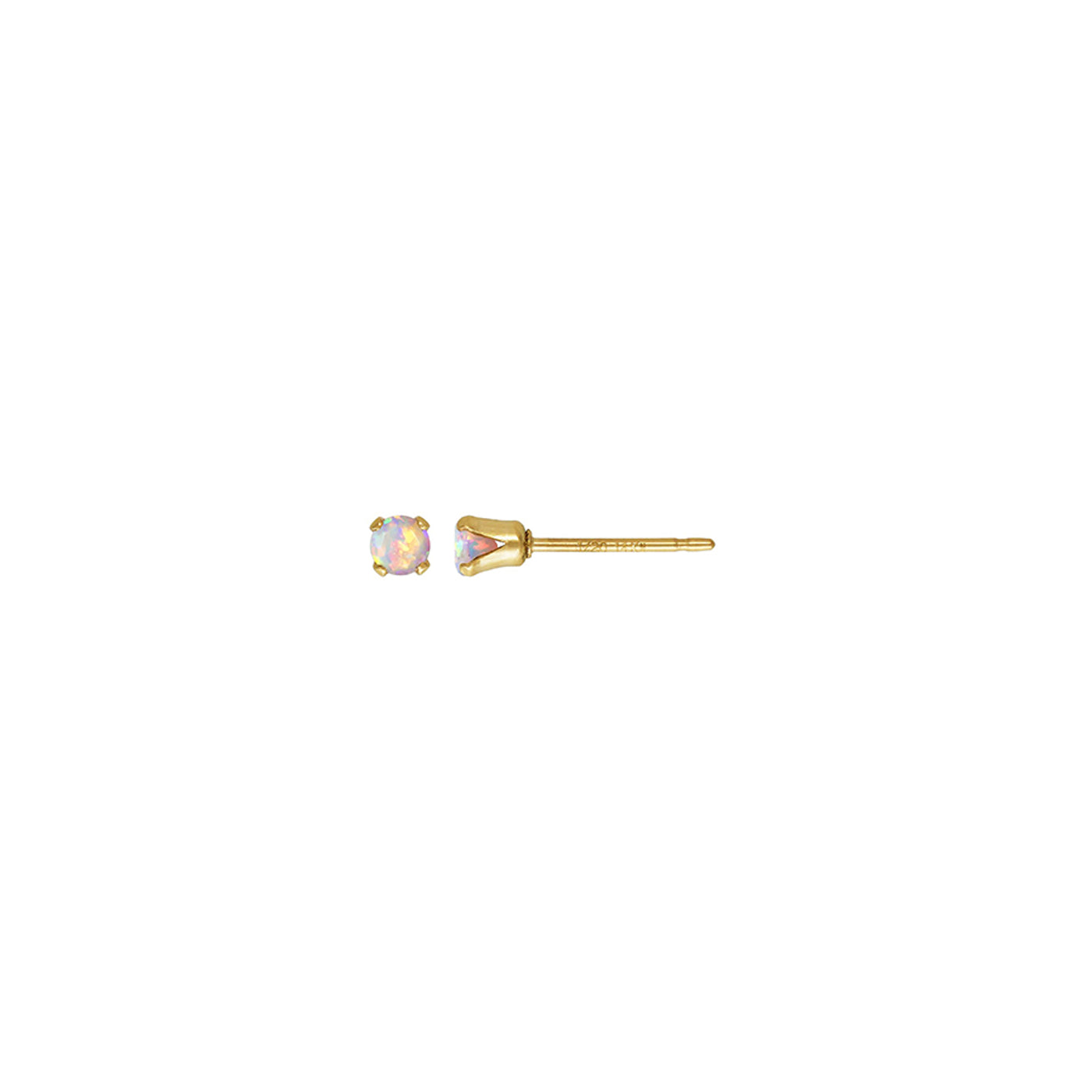 Gold Filled Crystal Birthstone Studs
