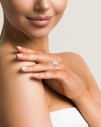 14k Oval Cut Solitaire Ring