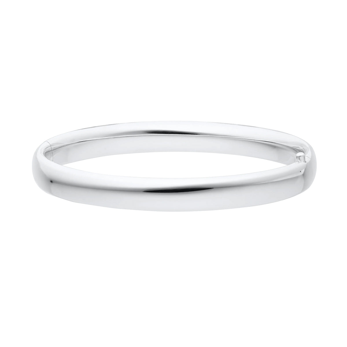 Silver Juliet Bangle | 8mm