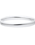 Silver Juliet Bangle | 8mm