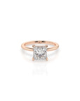 14k Princess Cut Solitaire Ring