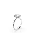 14k Cushion Cut Solitaire Ring