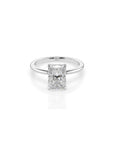 14k Radiant Solitaire Ring