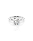 14k Cushion Cut Solitaire Ring
