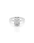 14k Oval Cut Solitaire Ring