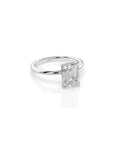 14k Emerald Cut Solitaire Ring