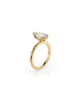 14k Pear Cut Solitaire Ring