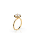 14k Princess Cut Solitaire Ring