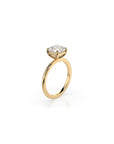 14k Ascher Solitaire Ring
