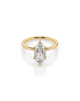 14k Marquise Cut Solitaire Ring