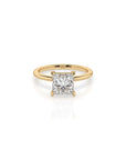 14k Princess Cut Solitaire Ring