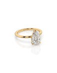 14k Pear Cut Solitaire Ring