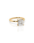 14k Princess Cut Solitaire Ring