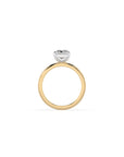 14k Radiant Solitaire Ring