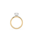 14k Emerald Cut Solitaire Ring