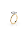 14k Radiant Solitaire Ring